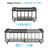 4-Pack Expandable Metal Freezer Baskets, Stackable Chest Freezer Organizer, White-133879156