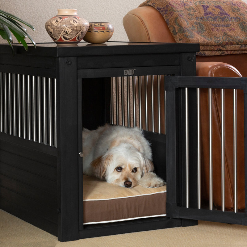 Caisse pour chien Southwick ECOFLEX, Espresso, Moyenne (H 25,2 po x l 21,1 po x P 29,5 po)