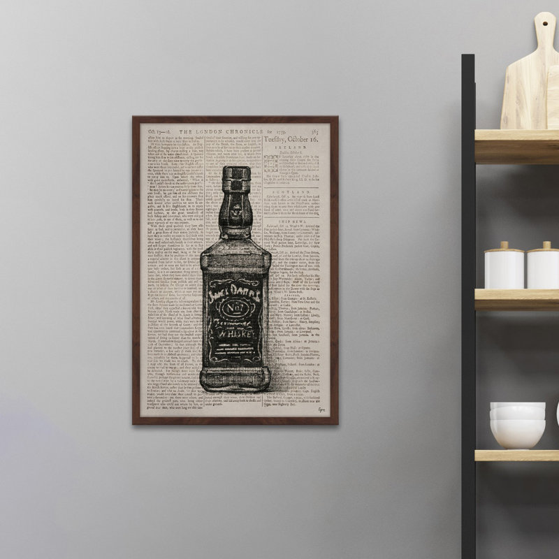 " Jack Daniel Time " by Eyre Tarney, 24" H x 16" W x 1.5" D