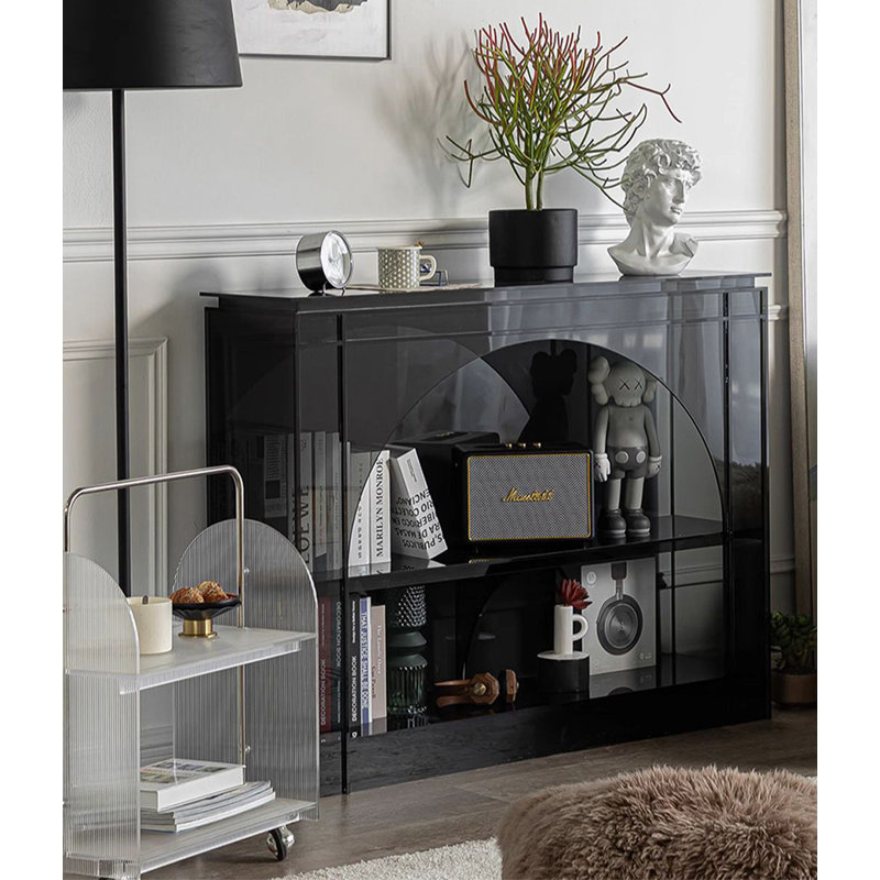Armoire d'appoint Minimalist Light, 35.43" H x 47.24" W x 11.81" D, Noir