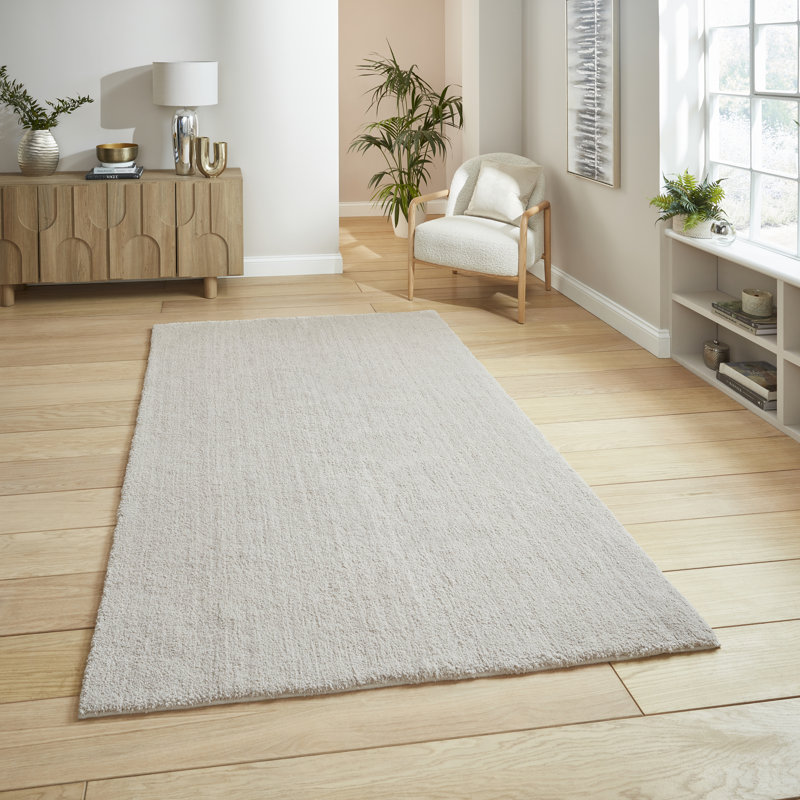 Solid Colour Table Tufted Area Rug, Rectangle 60 x 120 cm