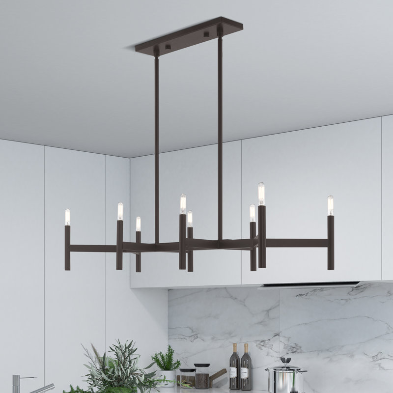 Martella 8-Light Chandelier, Bronze
