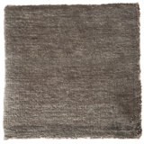 Modern Hand-Loomed Art Silk Brown Rug