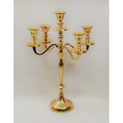 18.25'' H Metal Tabletop Candelabra