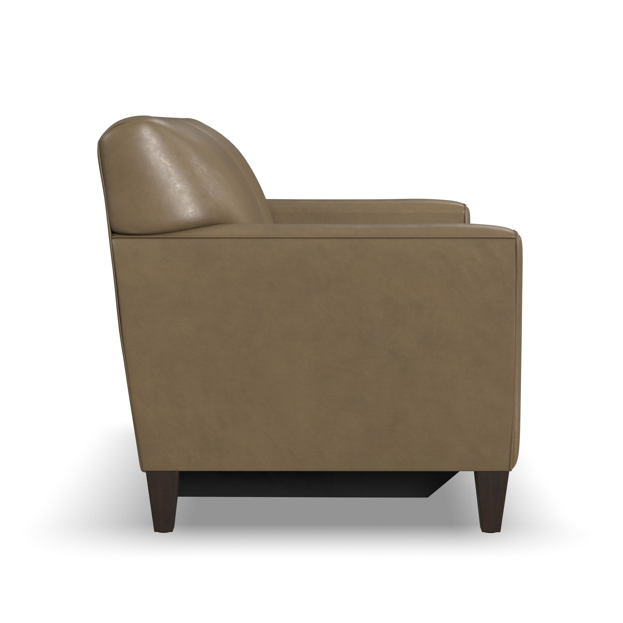 Osmin Foster Power Inclining Loveseat, Brown Top Grain Leather