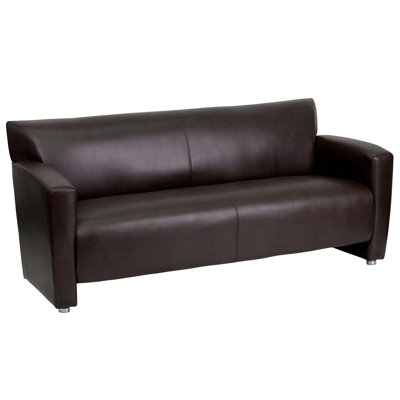 Leather/Faux Leather 32.5'' Reception Sofa