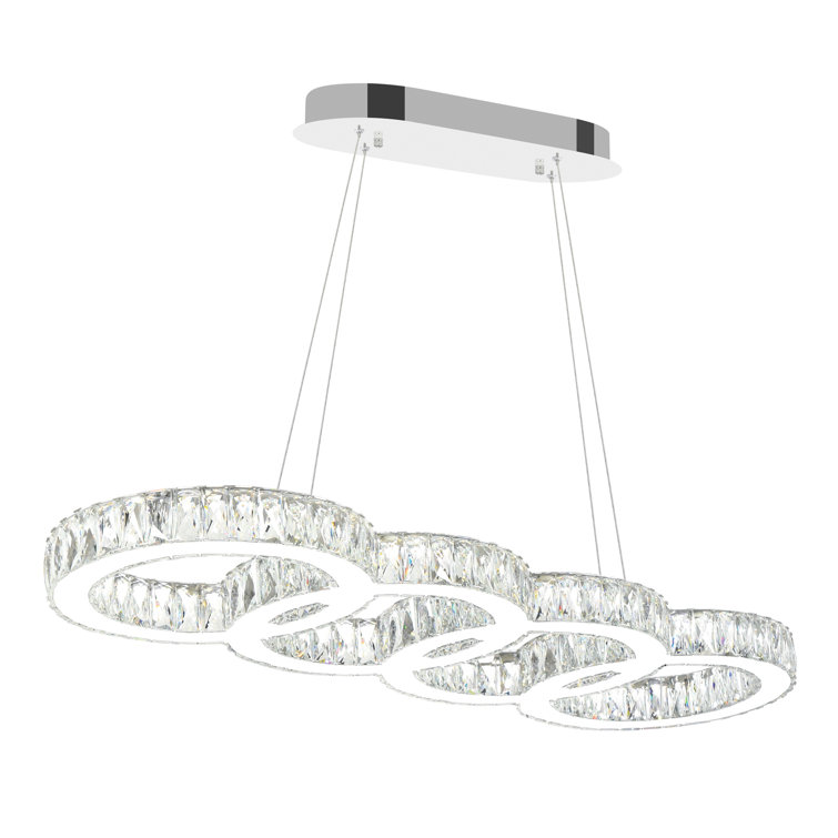 Maxon 1 - Light Chrome LED Unique/Statement Pendant