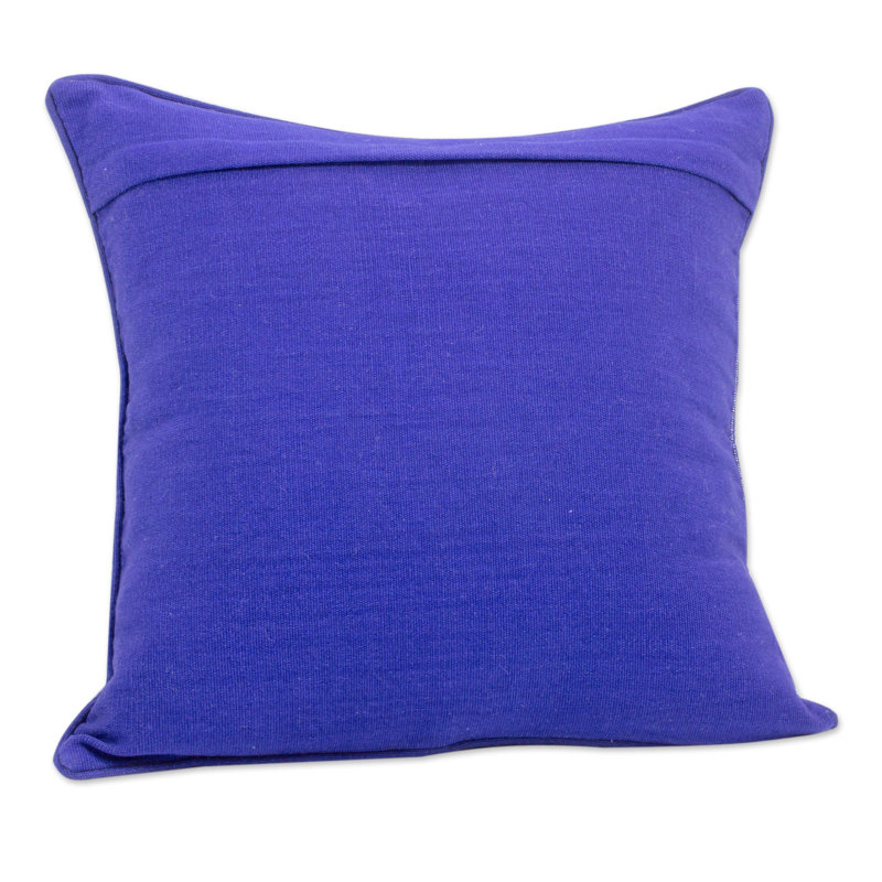 Novica Handmade Cotton Cushion Cover