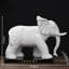 Figurine d'éléphant en céramique exquise pour la prospérité et le style