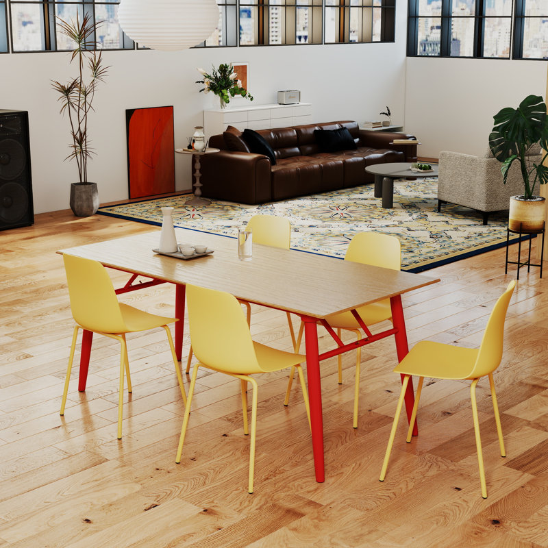 Chaise d'appoint Almeda Cheatham, Jaune