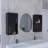 2-Pc Wall-Mounted Bathroom Medicine Cabinet With Open And Closed Storage-460512214