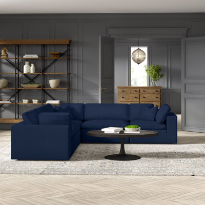 Amillya 119" Wide Symmetrical Modular Corner Sectional