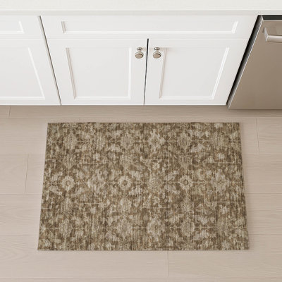 Machine Washable Indoor/Outdoor Earleville ACN2358 Traditional Rug
