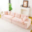 Canapé de luxe luxueux en velours tortue rose - disposable en une rangée, côte à côte ou face à face, mobilier de salon élégant pour une décoration intérieure confortable-129935841