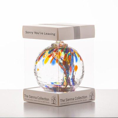 10cm Spirit Ball - Sorry You're Leaving - Multicoloured