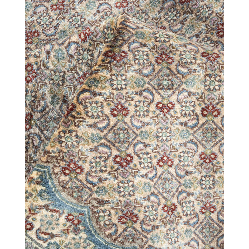 Hayner One-of-a-Kind 8' X 9'9" 2000s Wool Area Rug in Ivory