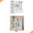 Multifunctional Left-Right Combination Hall Cabinet (Can Be Used Separately) With Storage And 4 Hooks, Storage Cabinet/ Hall Tree 2 In 1 For Living Room-482209849