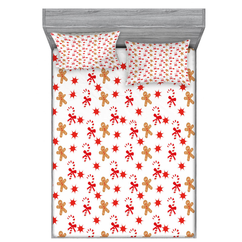 Microfiber Sheet Set, Full Sheet Set with Fitted Sheet