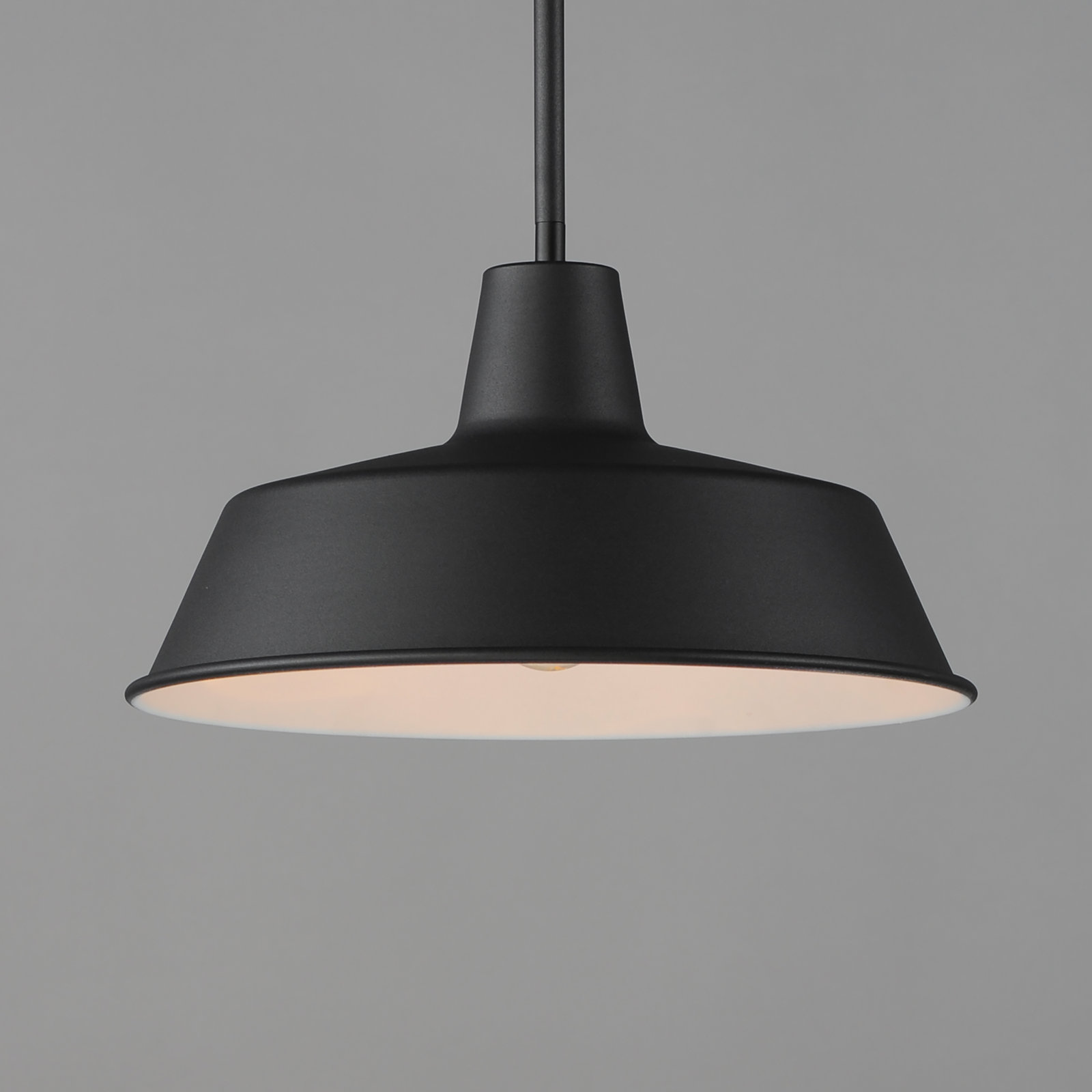 Jorgie Outdoor Steel Pendant, Black