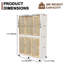 Organisateur de garde-robe portable pour vêtements