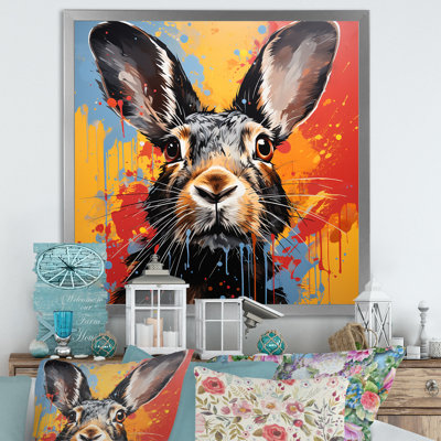 " Pop Art Portrayal Of A Rabbit Hues II "