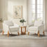 Ensemble de 2 chaises d'appoint 30,7 pouces de style nordique