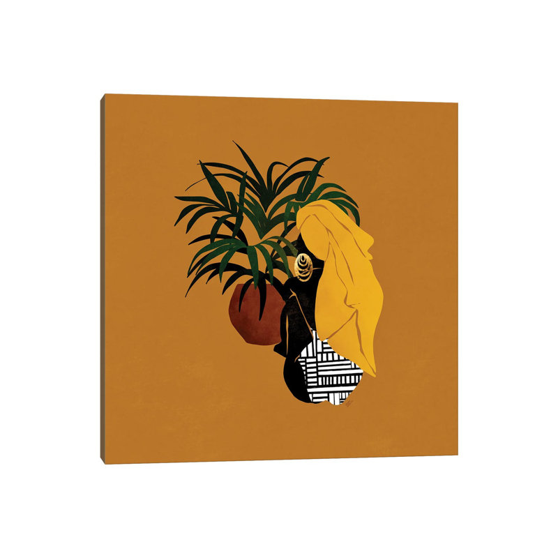 India 1 Piece Wall Art on Canvas, 30.48 cm H x 30.48 cm W, Wrapped Canvas