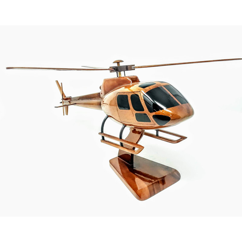 Maquette d'hélicoptère en bois A-Star 350 Witby