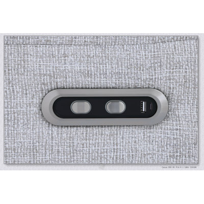 Eastre Gray Chenille Power Motion Loveseat With USB And Type C Ports For Comfort And Convenience