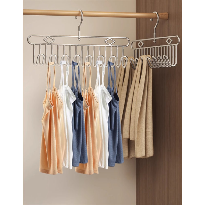 Stainless Steel Multi-functional Hanger with Hooks, 3