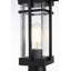 Nikole 6.5 Inch Outdoor Post Light in Black