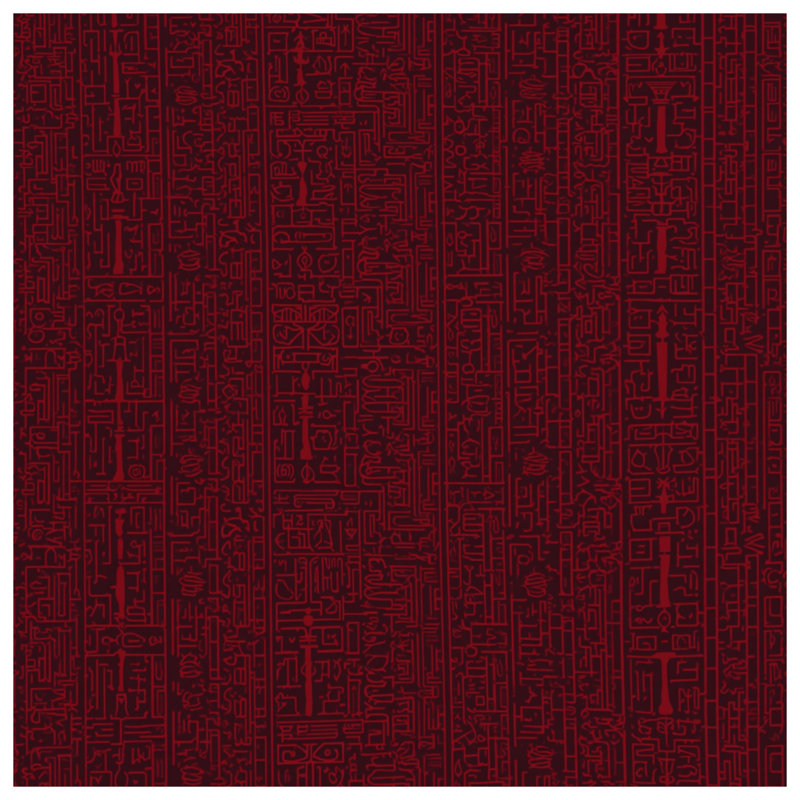 Intricate Linework Pattern Comforter, King
