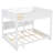 Queen Over Bunk Bed, White - Storage & Socket Bed With Storage, , Robust Build-1865741520
