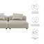 Canapé modulaire en tissu 2 pièces Solace-101704646