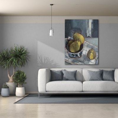  «A Plat Of Fruit 1» par Marian Parsons, art mural sur toile, 40 po x 54 po