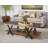 Solid Wood Top Single Coffee Table
