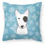  Coussin Snowflake Bull Terrier