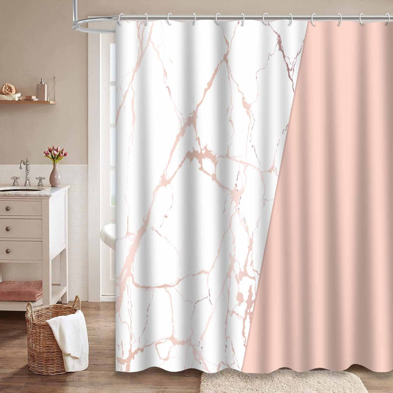 Rideau de douche Marble Luxury, L 72 po x l 72 po