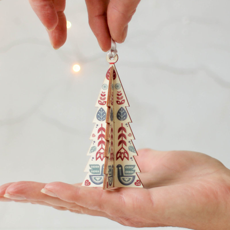 Christmas Tree Decoration, Folk Tree