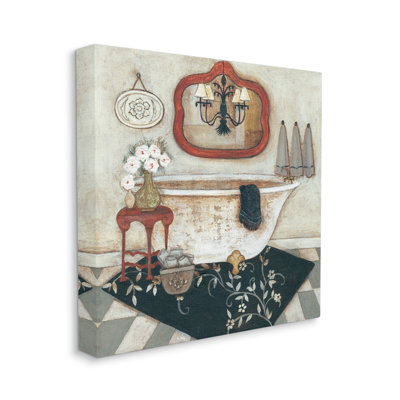 " Bathroom Interior Soft Vintage Home Charm " by R. Rig