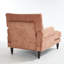Chaise longue moderne en chenille avec coussin lombaire-1924717187