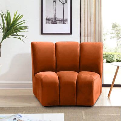 Dabir Velvet Slipper Chair