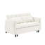 Canapé 52 po beige moderne en velours-1469366406