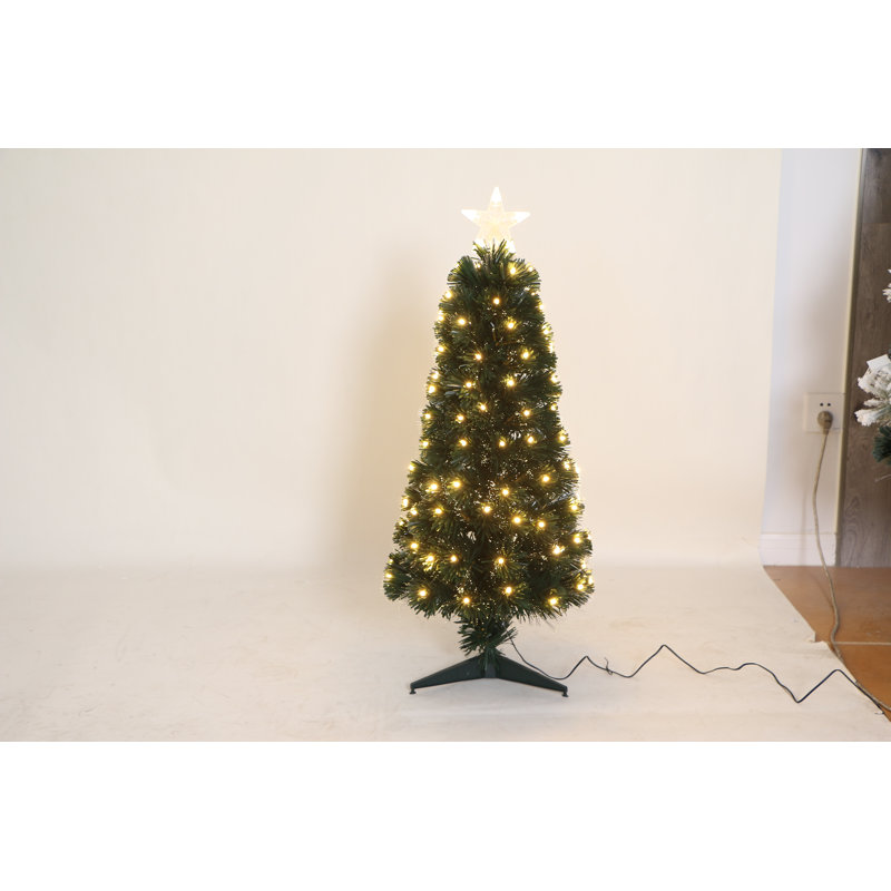 3.94' H Lighted Artificial Christmas Tree, 90' H