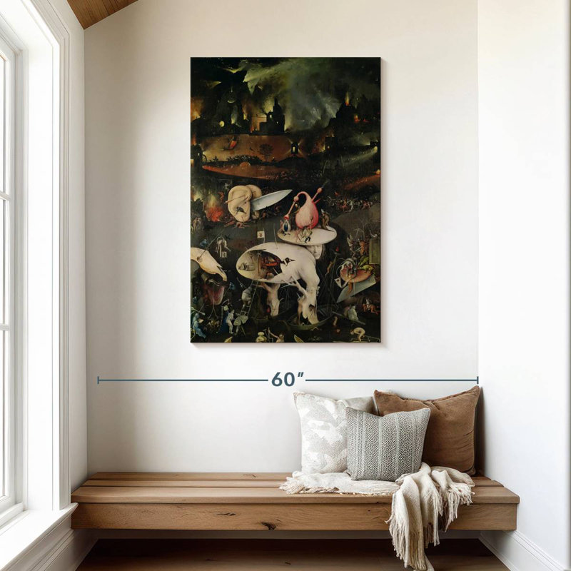 Kelan, le jardin des délices terrestres VII, H 45 po x l 30 po