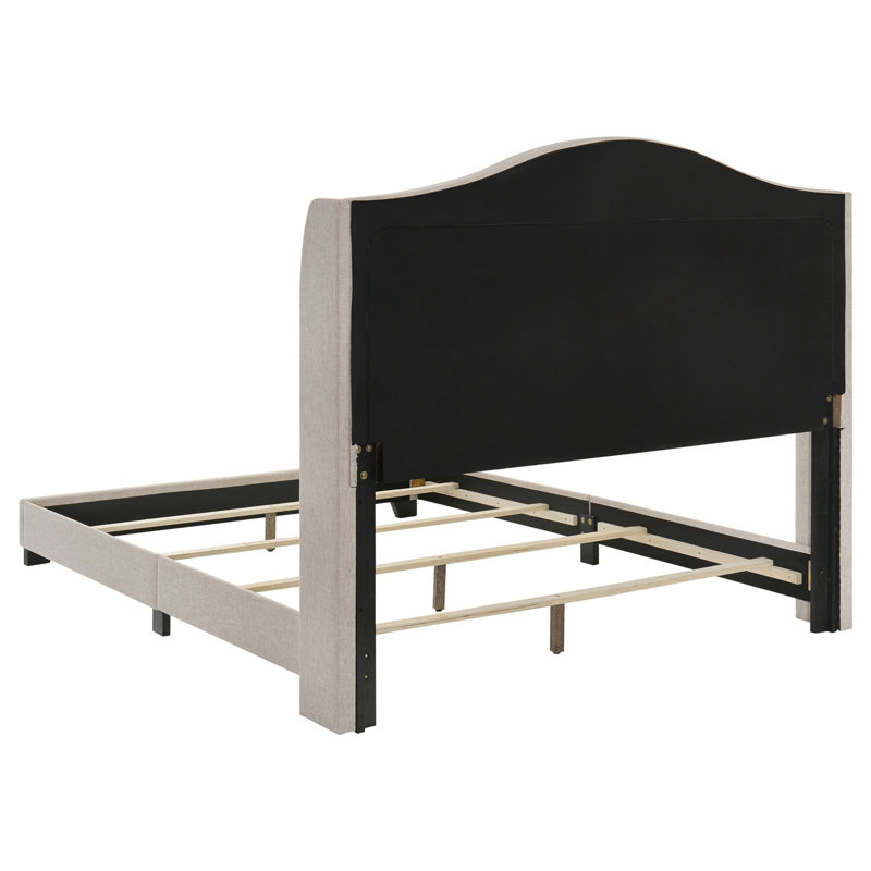 Modern Elegant Design Flat bed, Beige