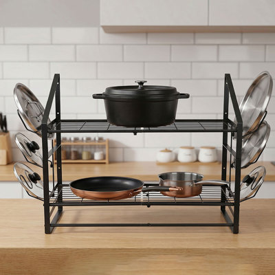 Iron Rectangle Hanging Pot Rack