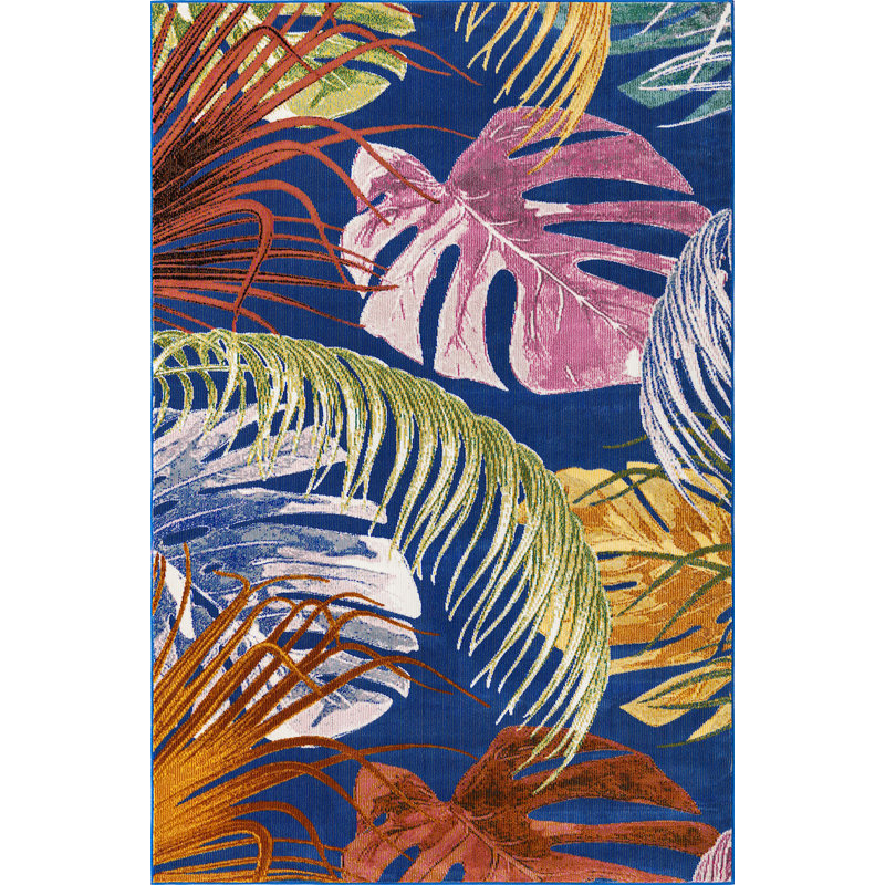 Floral Indoor Rug, Rectangle 4' x 6'