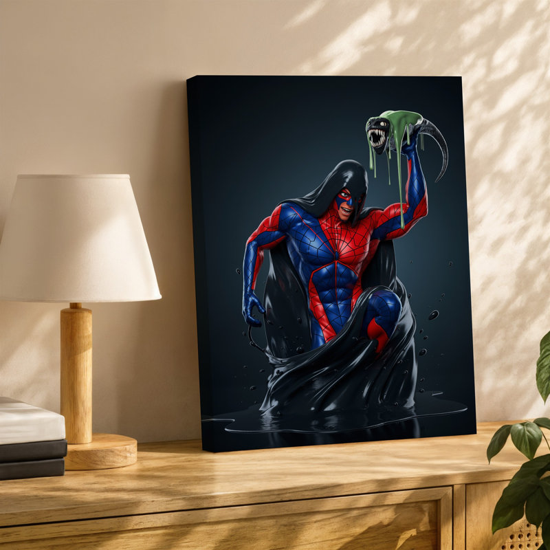 Reproduction d'art sur toile, "Superhero", H 14 po x l 11 po