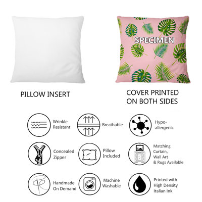 Winter Of Delightful Uncertainty - Abstract Shapes Printed Throw Pillow